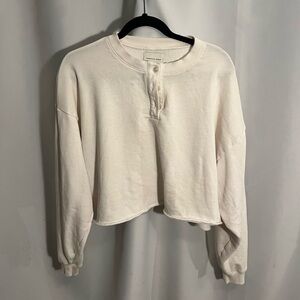 AMERICAN EAGLE CREW NECK CROP TOP